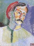 Henri Matisse Portrait of Andre Derain (mk35) painting